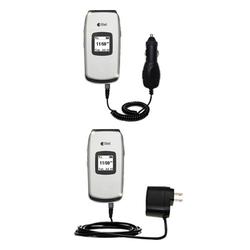 Gomadic Essential Kit for the UTStarcom CDM-8630 - includes Car and Wall Charger with Rapid Charge Technolog