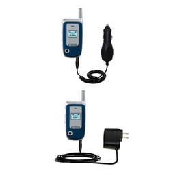 Gomadic Essential Kit for the UTStarcom CDM 8900 - includes Car and Wall Charger with Rapid Charge Technolog