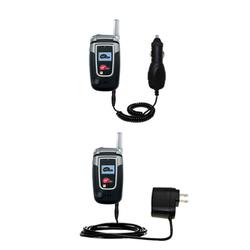 Gomadic Essential Kit for the UTStarcom CDM 8915 - includes Car and Wall Charger with Rapid Charge Technolog
