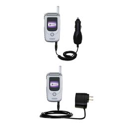 Gomadic Essential Kit for the UTStarcom CDM 8940 - includes Car and Wall Charger with Rapid Charge Technolog