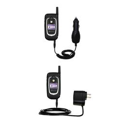 Gomadic Essential Kit for the UTStarcom CDM 8945 - includes Car and Wall Charger with Rapid Charge Technolog
