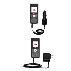 Gomadic Essential Kit for the UTStarcom PCS 1400 - includes Car and Wall Charger with Rapid Charge Technolog