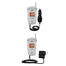 Gomadic Essential Kit for the UTStarcom PM 8920 - includes Car and Wall Charger with Rapid Charge Technology