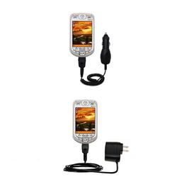 Gomadic Essential Kit for the Verizon PPC 6600 / XV6600 - includes Car and Wall Charger with Rapid Charge Te