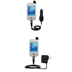 Gomadic Essential Kit for the Verizon PPC 6700 - includes Car and Wall Charger with Rapid Charge Technology