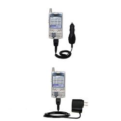 Gomadic Essential Kit for the Verizon Treo 650 - includes Car and Wall Charger with Rapid Charge Technology