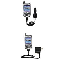 Gomadic Essential Kit for the Verizon Treo 700w - includes Car and Wall Charger with Rapid Charge Technology