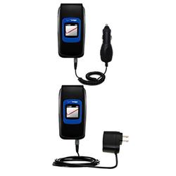 Gomadic Essential Kit for the Verizon Wirless Coupe - includes Car and Wall Charger with Rapid Charge Techno