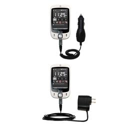 Gomadic Essential Kit for the Verizon XV6850 - includes Car and Wall Charger with Rapid Charge Technology -