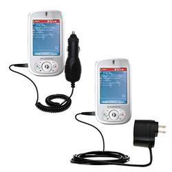Gomadic Essential Kit for the Vodaphone VPA IV - includes Car and Wall Charger with Rapid Charge Technology