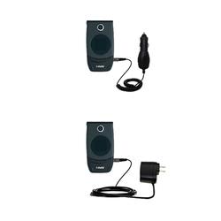 Gomadic Essential Kit for the i-Mate SmartFlip - includes Car and Wall Charger with Rapid Charge Technology