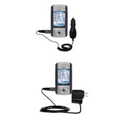 Gomadic Essential Kit for the i-Mate Ultimate 5150 - includes Car and Wall Charger with Rapid Charge Technol