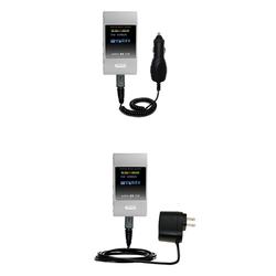 Gomadic Essential Kit for the iClick Sohlo G5 - includes Car and Wall Charger with Rapid Charge Technology