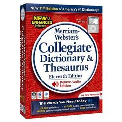 FOGWARE Fogware Merriam Webster Collegiate Dictionary & Thesaurus - Windows & Macintosh