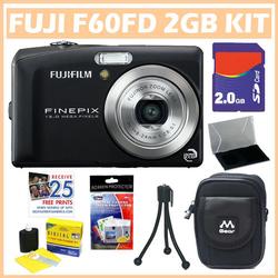 Fuji Finepix F60FD 12MP Digital Camera + 2GB Accessory Kit