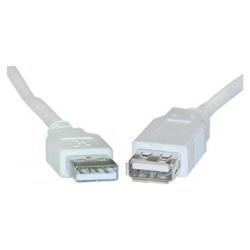 Fuji Labs 10ft White AM/AF USB2.0 Extension Cable Model CUS2-10MF