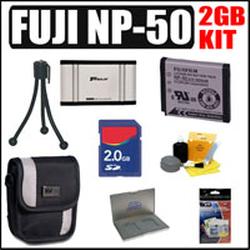 Fujifilm FujiFilm NP-50 Lithium Ion Rechargeable Battery 2GB Accessory Kit