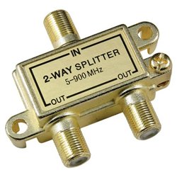 GE AV23218 RF Splitter - 2-way - Satellite Splitter
