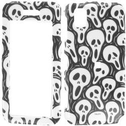 Wireless Emporium, Inc. Ghost Faces Snap-On Protector Case Faceplate for Samsung Instinct M800