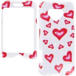 Wireless Emporium, Inc. Glitter Hearts Snap-On Protector Case Faceplate for T-Mobile G1/Google Phone