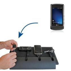 Gomadic Universal Charging Station - tips included for LG VX9700 many other popular gadgets
