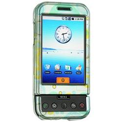Wireless Emporium, Inc. Green Circles Snap-On Protector Case Faceplate for T-Mobile G1/Google Phone