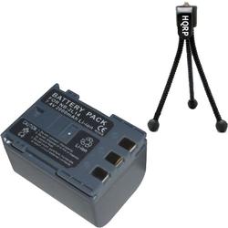 HQRP Replacement 2L24 / 2L14 Battery for Canon Optura 400, Optura 400 Coach Edition + Tripod