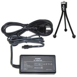 HQRP Replacement AC Power Adapter for Sony HandyCam DCR-DVD7, DCR-DVD92 + Tripod