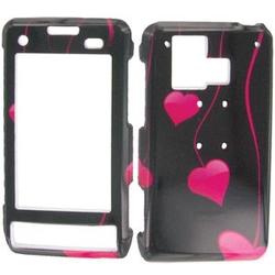 Wireless Emporium, Inc. Hanging Pink Hearts Snap-On Protector Case Faceplate for LG Dare VX9700