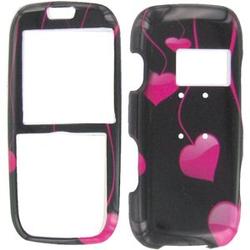 Wireless Emporium, Inc. Hanging Pink Hearts Snap-On Protector Case Faceplate for LG Rumor LX260