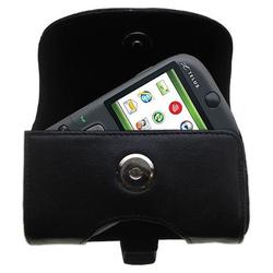 Gomadic Horizontal Leather Case with Belt Clip/Loop for the HTC S640