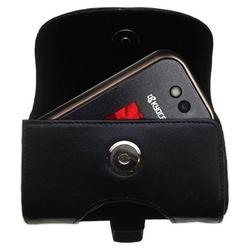 Gomadic Horizontal Leather Case with Belt Clip/Loop for the Kyocera E2000 Tempo
