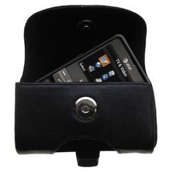 Gomadic Horizontal Leather Case with Belt Clip/Loop for the Samsung ACE