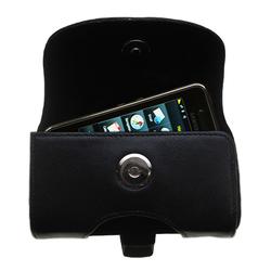 Gomadic Horizontal Leather Case with Belt Clip/Loop for the Samsung Instinct