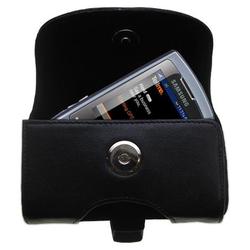Gomadic Horizontal Leather Case with Belt Clip/Loop for the Samsung Mysto