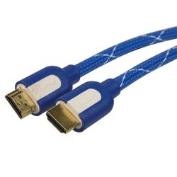 Eforcity INSTEN Premium HDMI M / M Cable 1.3, 10 FT, Mesh Blue by Eforcity