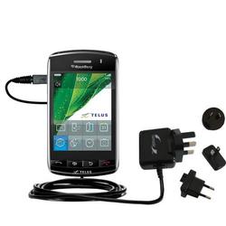 Gomadic International Wall / AC Charger for the Blackberry Storm - Brand w/ TipExchange Technology