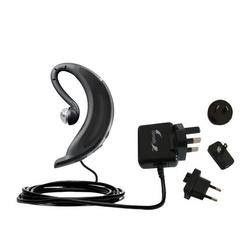 Gomadic International Wall / AC Charger for the Jabra BT2020 - Brand w/ TipExchange Technology