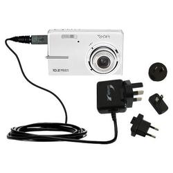 Gomadic International Wall / AC Charger for the Kodak M1073 IS - Brand w/ TipExchange Technology