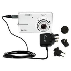 Gomadic International Wall / AC Charger for the Kodak M893 IS - Brand w/ TipExchange Technology
