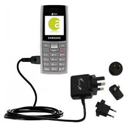 Gomadic International Wall / AC Charger for the Samsung SCH-R200 - Brand w/ TipExchange Technology