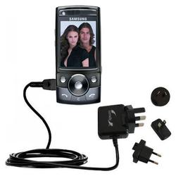 Gomadic International Wall / AC Charger for the Samsung SGH-G600 - Brand w/ TipExchange Technology