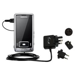 Gomadic International Wall / AC Charger for the Samsung SGH-G800 - Brand w/ TipExchange Technology