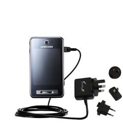 Gomadic International Wall / AC Charger for the Samsung Tocco - Brand w/ TipExchange Technology
