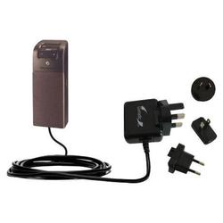 Gomadic International Wall / AC Charger for the Sony Ericsson HCB-105 - Brand w/ TipExchange Technol
