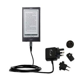 Gomadic International Wall / AC Charger for the Sony PRS-700BC Digital Reader - Brand w/ TipExchange