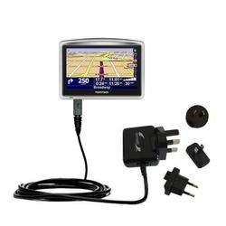Gomadic International Wall / AC Charger for the TomTom XL 330 - Brand w/ TipExchange Technology