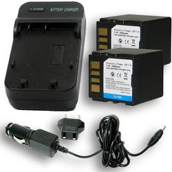 Accessory Power JVC BN-VF714 / VF707 / VF733 Equivalent AA-VF7U Charger & Battery 2PK Combo for Select Everio Models