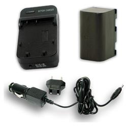 Accessory Power JVC BN-VF808U / BN-VF815 Equivalent AA-VF8U Charger and Battery for GZ-HD30 GZ-HD40