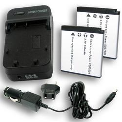 Accessory Power KODAK KLIC-7001 Equivalent K7600-C Charger & Battery Combo for EasyShare Digital Cameras